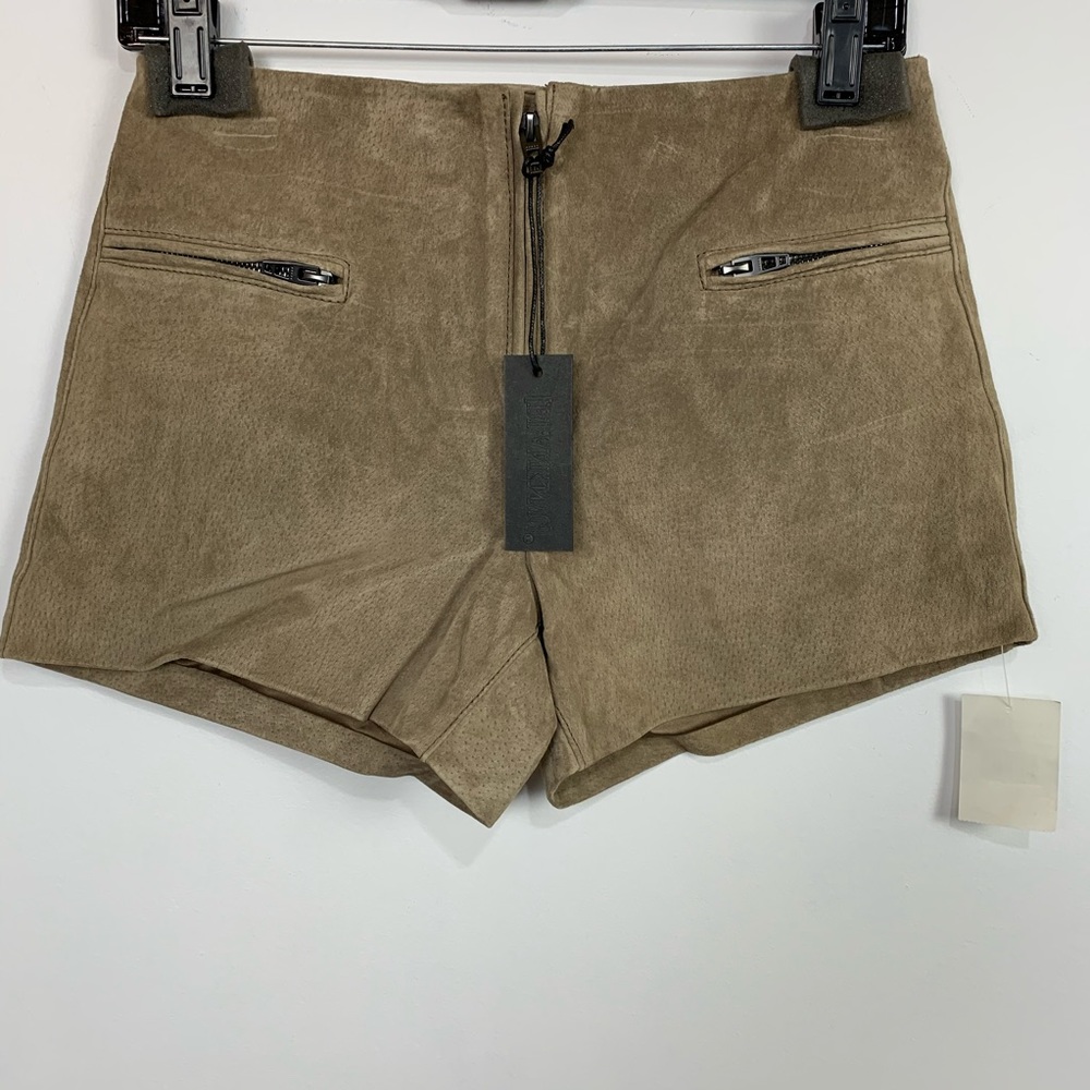 NWT BlankNYC Suede Shorts in Midnight Toker - Picture 4 of 5